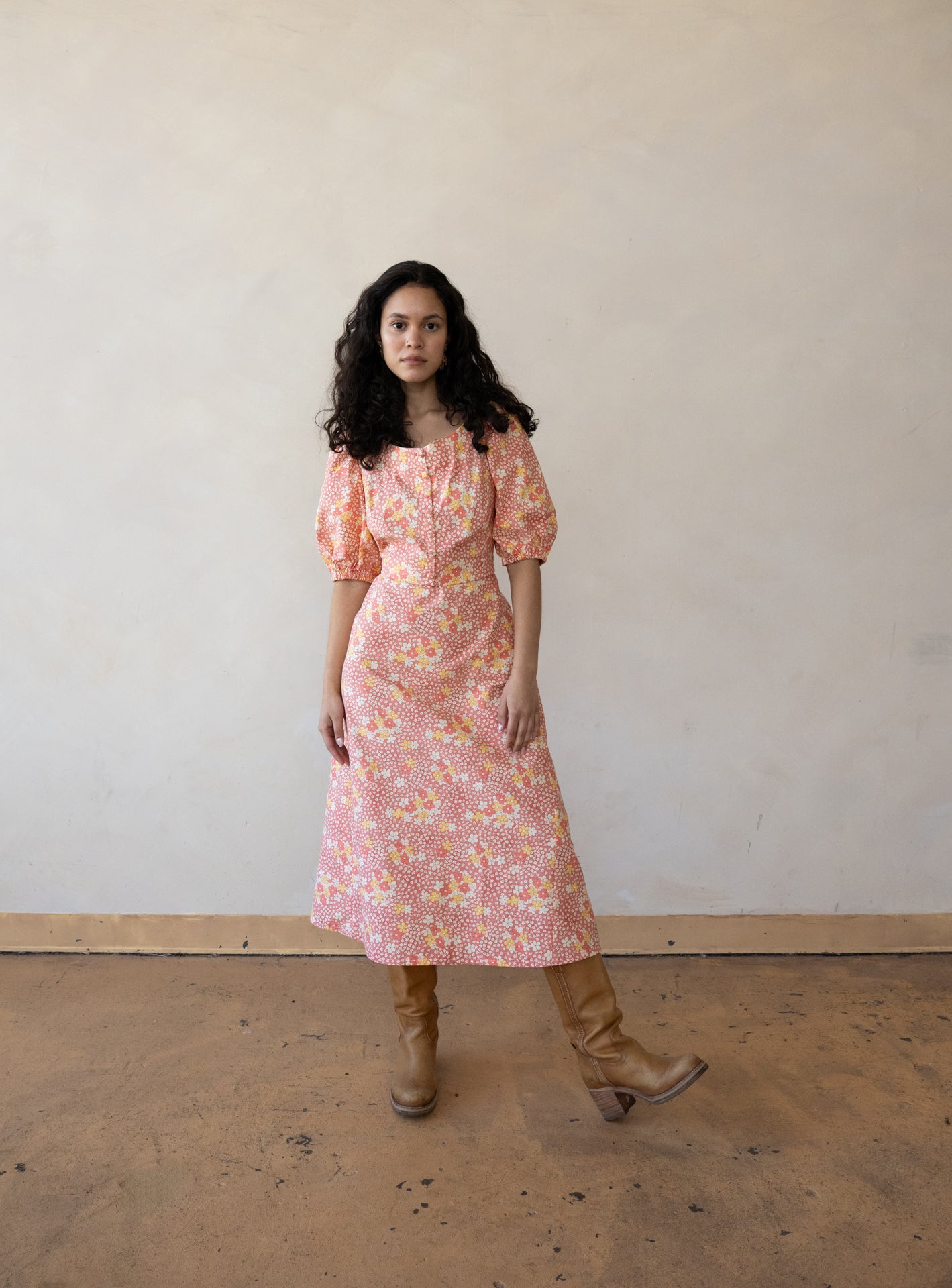 Etta Midi Dress | Floral